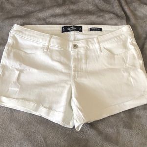 Hollister Destroyed Denim Low Rise Midi Short